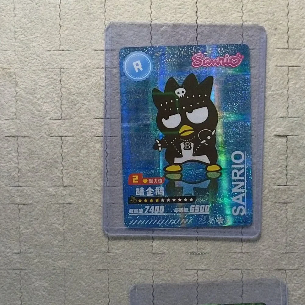 Sanrio Batz-Maru Wave 6 Booser Set - 8 Piece With Top Load Sleeve - Picture 5 of 13